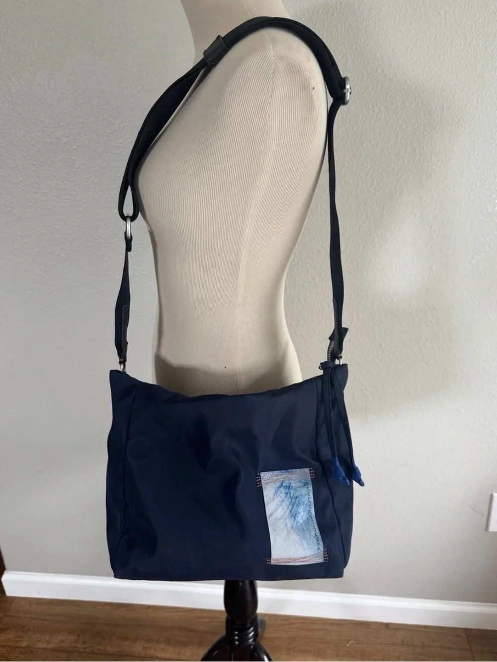 Adolfo Dominguez blue Shoulder bag